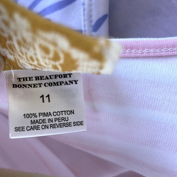 The Beaufort Bonnet Company Polly Play dress, sea grape stripe, size 11 - Picture 4 of 4